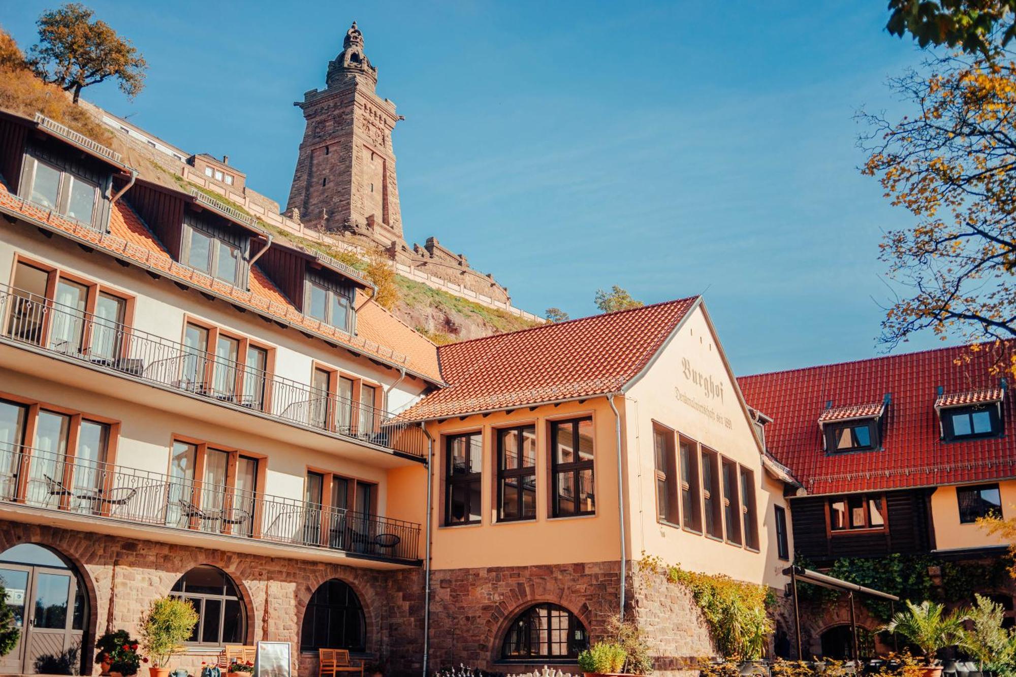 Burghof Kyffhaeuser Bad Frankenhausen Exteriör bild
