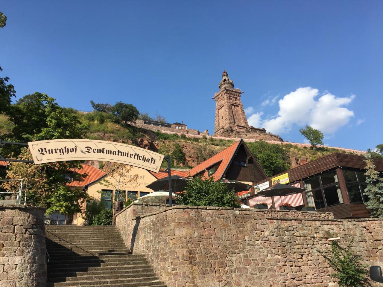 Burghof Kyffhaeuser Bad Frankenhausen Exteriör bild